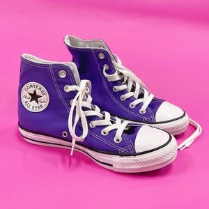 Purple Converse Colors Chuck Taylor All Star High Top Shoe
